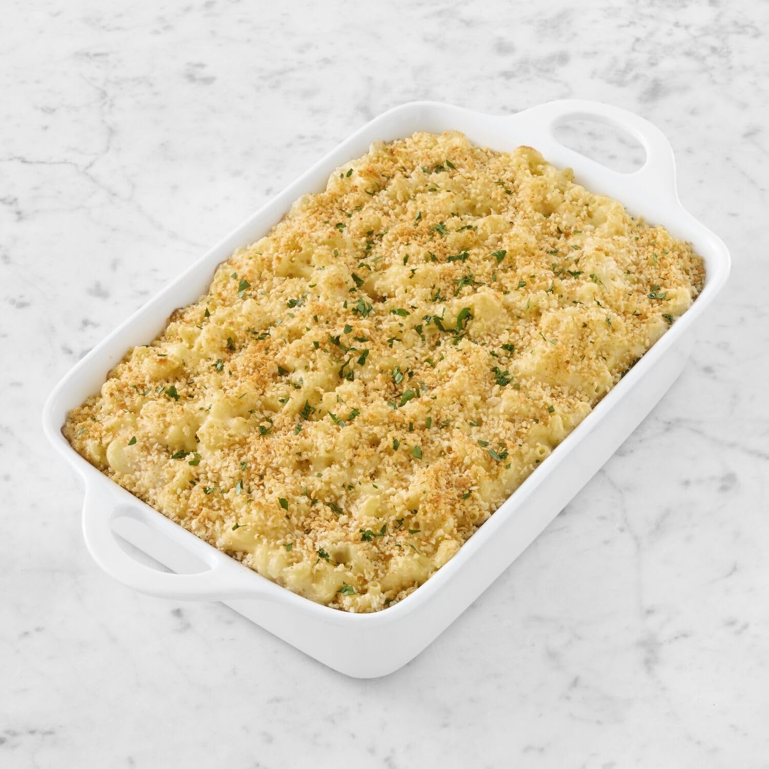 image:imageSur La Table 6 Qt Porcelain Baking Dish Rectangular Casserole Baker for Pasta Roasted Veggies ampamp Desserts Classic White Glaze Oven to Table Nesting Bakeware DishwasherWhite
