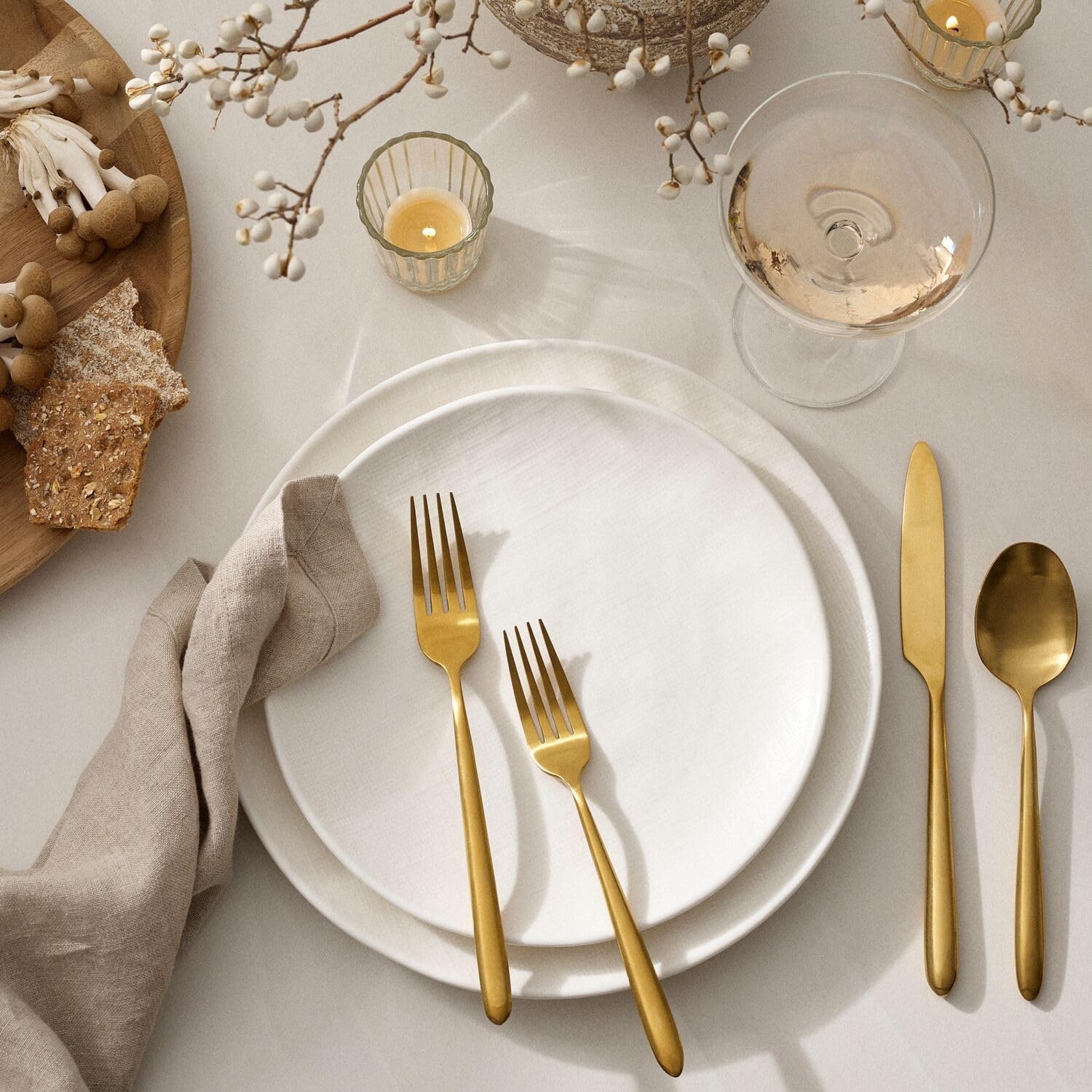 image:imageSur La Table Elemental Dinnerware Set 12 Pieces White