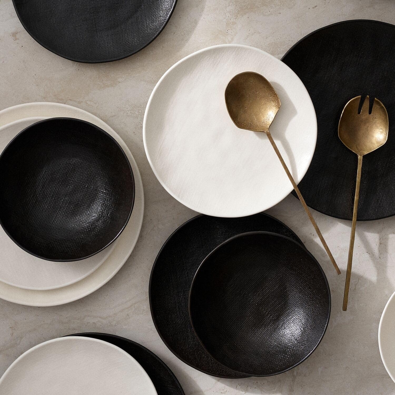 image:imageSur La Table Elemental Dinnerware Set 12 Pieces White