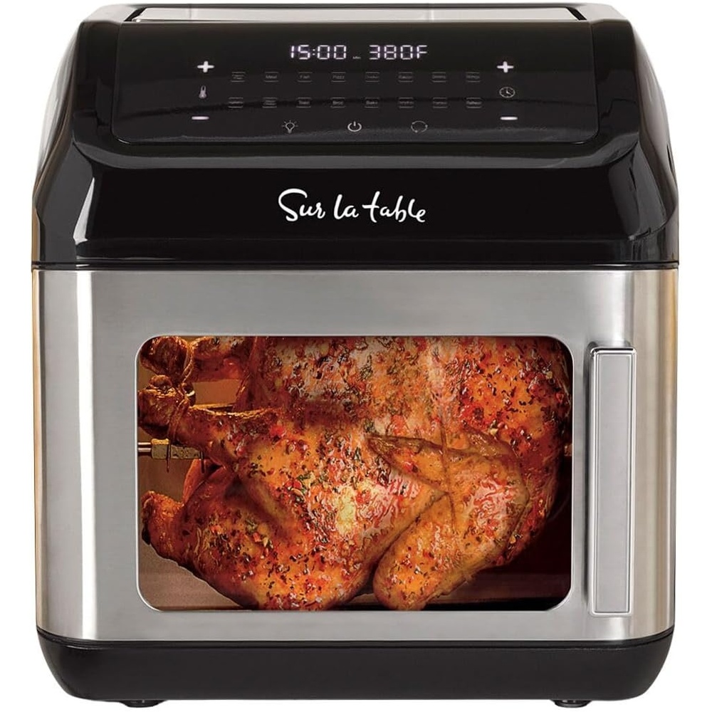 image:imageSur La Table Left Hinge MultiFunction Air Fryer 13 qt Black