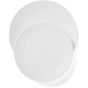 Sur La Table Elemental Dinnerware Set, 12 Pieces, White