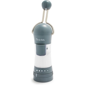 Sur La Table Spice Ratchet Mill Grinder with 5 Coarse settings, Black(Gray)